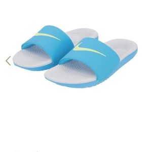 NIKE WOMEN SLIDE SKY GREY/LIME/BLUE FURY